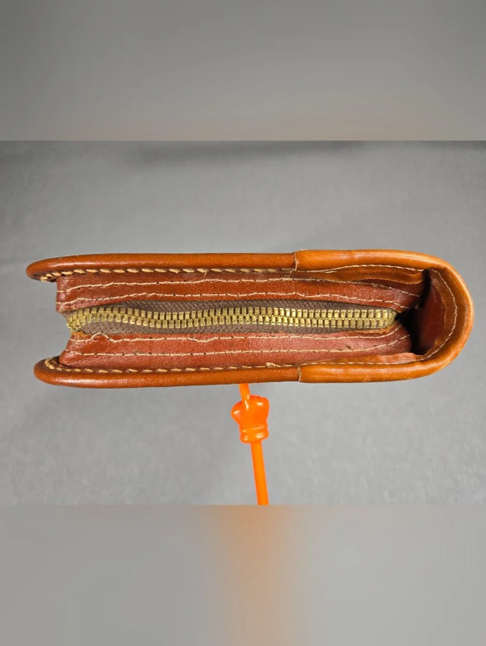 Vintage Carlton Leather Accordion Multi-Pocket Wallet Clutch Made in USA
